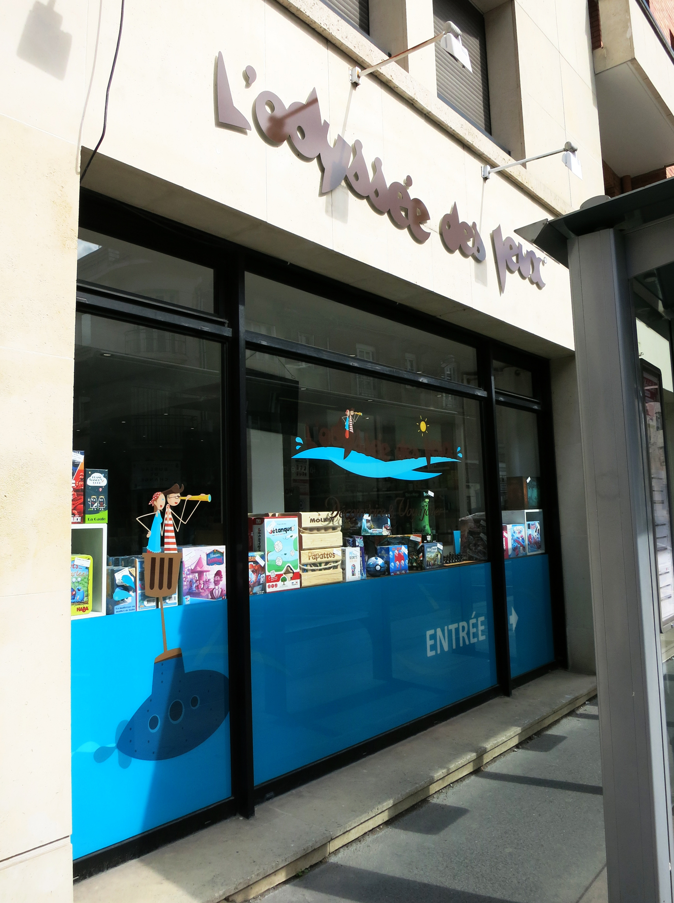 Habillage vitrine